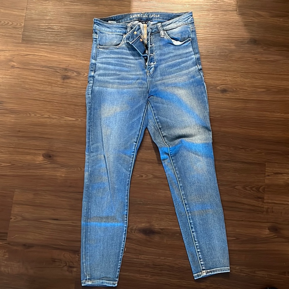 American eagle hi rise jegging size 10 short!